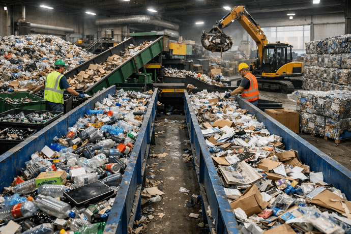 Co-mingled & Mixed Recycling