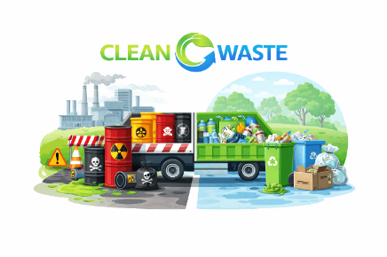 Chemical waste sorted and tracked for licensed treatment