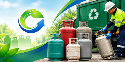 Licensed gas canister collection at a Sydney business