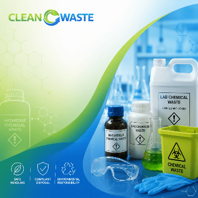 Licensed lab chemical disposal